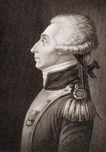 Marie Joseph Paul Yves Roch Gilbert du Motier marquis de Lafayette, 1757-1834. French solider who fought wiith Americans in the American Revolution in 1789 as Commander of the Parisian National Guard. Engraved by S. Freeman after Levachez,