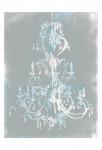 Blue Grey Chandelier