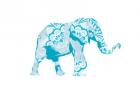 Blue Mandala Elephant