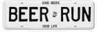 Beer Run License Plate