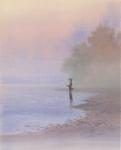 T.c. Chiu - Fisherman Size 8x10
