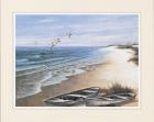 Deserted Beach Seagulls