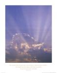 Clouds With Sun Rays - Vertical