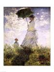 Woman with a Parasol - Madame Monet and Her Son