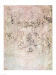 Composition sketch for The Adoration of the Magi, 1481