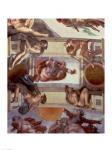 Sistine Chapel Ceiling (1508-12): The Separation of the Waters from the Earth, 1511-12