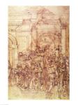 W.29 Sketch of a crowd for a classical scene