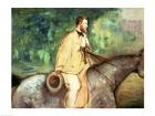 Portrait of Gillaudin on a horse