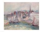 Boats in the Port of Honfleur, 1917