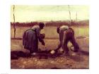 Two Peasants Planting Potatoes, 1885