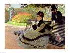 Madame Monet on a Garden Bench