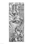The Triumphal Arch of Emperor Maximilian I: detail of pillar