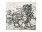 Triumphal Chariot of Emperor Maximilian I of Germany: detail of the horse teams