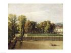 View of the Luxembourg Gardens in Paris, 1794