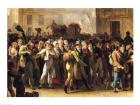 The Conscripts of 1807 Marching Past the Gate of Saint-Denis