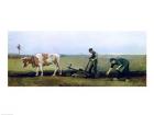 Labourer and Peasant Planting Potatoes, 1884