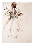 Dancer viewed from the back