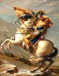 Napoleon Crossing the Alps at the St Bernard Pass