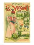 Poster for the Chemins de Fer de l'Ouest to Le Vesinet