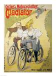 Poster advertising Gladiator bicycles and motorcycles