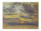 Study of the Sky with Setting Sun, c.1862-70