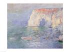 Etretat: Le Manneport, reflections on the water, 1885