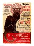 Poster advertising an exhibition of the 'Collection du Chat Noir' Cabaret