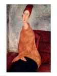 Jeanne Hebuterne in a Yellow Jumper, 1918-19