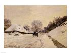 The Cart, or Road under Snow at Honfleur, 1867