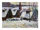 Breton village under snow, 1894