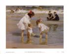 Children Playing At The Seashore