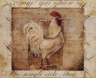 Rustic Farmhouse Rooster I - Mini