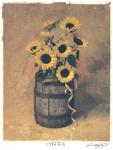 Nine Sunflowers