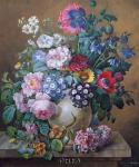 A Rich Still Life of Summer Flowers