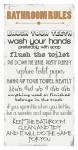 Bathroom Rules