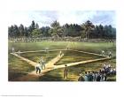 Currier and Ives - National Game of Baseball Size 25x16