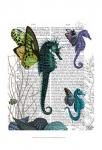 Seahorse Trio With Wings