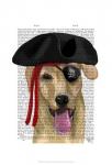 Yellow Labrador Pirate