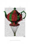 Flying Teapot 2 Red and Green