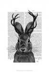 Jackalope with Grey Antlers