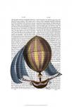 AirShip with Blue Sails