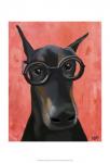 Doberman With Glasses