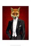 Fox In Evening Suit Portrait