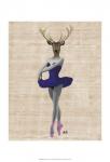 Ballet Deer in Blue II