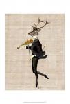 Dancing Deer with Violin