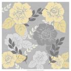 Yellow Roses on Grey I