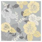 Yellow Roses on Grey II