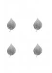 4-Up Silver Foil Leaf II