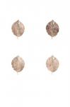 4-Up Rose Gold Foil Leaf V