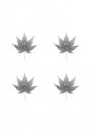4-Up Silver Foil Leaf VI